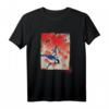 Blue Bird Traditional Japanese Art Vintage Gift T-Shirt – Kulturelles Design für Japanliebhaber, Anime-Fans & Otaku, Perfektes Geschenk für Geburtstag & Weihnachten