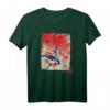 Blue Bird Traditional Japanese Art Vintage Gift T-Shirt – Kulturelles Design für Japanliebhaber, Anime-Fans & Otaku, Perfektes Geschenk für Geburtstag & Weihnachten