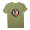 Psychobilly T-Shirt mit Gretsch, Trommeln & Retro-Design - Klassisch geschnitten, doppelt genäht
