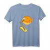 Süßes Kugelfisch Spielt Saxophon Design T-Shirt – Lustiges Meeresmotiv für Tier- und Musikfans