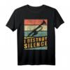 I destroy silence - Trompete T-Shirt für Musiker, Musiker-Geschenk, perfekt zum Geburtstag für Trompeter in Orchester & Band
