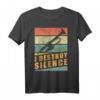 I destroy silence - Trompete T-Shirt für Musiker, Musiker-Geschenk, perfekt zum Geburtstag für Trompeter in Orchester & Band