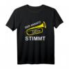 Der Ansatz Stimmt - Lustiges Trompeter T-Shirt für Musiker im Musikverein, perfekt als Geburtstags- oder Weihnachtsgeschenk