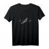 EKG Herzschlag Trompete T-Shirt – Perfektes Geschenk für Trompetenspieler, Jazz Musiker & Musikliebhaber zu Weihnachten & Geburtstag