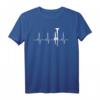 Trompeter Herzschlag T-Shirt - Lustiges Musiker Geschenk für Trompete, Blasmusik & Jazz Fans zum Geburtstag & Weihnachten