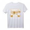 Herren Trompete und Bier - darum bin ich hier T-Shirt – Lustiges Geschenk für Trompeter zu Geburtstag, Weihnachten & mehr