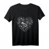 Trompetenspieler Geschenk Blasmusik Herz Musiknoten Trompete T-Shirt – Perfektes Geschenk für Trompeter, Jazz Musiker & Musikliebhaber zu Weihnachten & Geburtstag