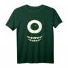 HapKitten Monsters Inc. Mike Wazowski Eye Graphic T-Shirt - Offiziell lizenziertes Pixar Fanshirt zum Feiern