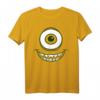 HapKitten Monsters Inc. Mike Wazowski Eye Graphic T-Shirt - Offiziell lizenziertes Pixar Fanshirt zum Feiern