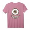 HapKitten Monsters Inc. Mike Wazowski Eye Graphic T-Shirt - Offiziell lizenziertes Pixar Fanshirt zum Feiern