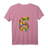 Kinder Bausteine T-Shirt zum 6. Geburtstag – Perfekt für Mottoparty, Dekoration und Geburtstagssouvenirs