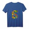 Kinder Bausteine T-Shirt zum 6. Geburtstag – Perfekt für Mottoparty, Dekoration und Geburtstagssouvenirs