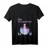 Damen Schnapskönigin T-Shirt – Lustiges Partyoutfit für JGA, Geburtstag & Karneval mit V-Ausschnitt