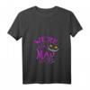 Damen Cheshire Cat T-Shirt - We're All Mad Here, V-Ausschnitt, leichtes und klassisch geschnittenes Design