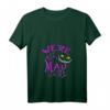 Damen Cheshire Cat T-Shirt - We're All Mad Here, V-Ausschnitt, leichtes und klassisch geschnittenes Design
