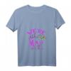 Damen Cheshire Cat T-Shirt - We're All Mad Here, V-Ausschnitt, leichtes und klassisch geschnittenes Design