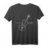 Violine Viola Cello Bass Künstlerisches Musik Schallwelle T-Shirt – Perfektes Geschenk für Musiker, Lehrer & Musikliebhaber