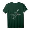 Violine Viola Cello Bass Künstlerisches Musik Schallwelle T-Shirt – Perfektes Geschenk für Musiker, Lehrer & Musikliebhaber