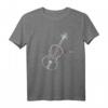 Violine Viola Cello Bass Künstlerisches Musik Schallwelle T-Shirt – Perfektes Geschenk für Musiker, Lehrer & Musikliebhaber