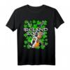 St. Patricks Day Violine & irische Flagge T-Shirt für Violinisten, Fiddler & Irland Fans – Perfektes Geschenk für irische Musiker, Session & Traditionelle Musik