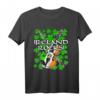 St. Patricks Day Violine & irische Flagge T-Shirt für Violinisten, Fiddler & Irland Fans – Perfektes Geschenk für irische Musiker, Session & Traditionelle Musik
