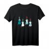 Vintage Geige T-Shirt mit vier Geigen – Perfekt für Violinisten, Musiker & Geigenliebhaber