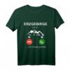 HapKitten T-Shirt mit Erzgebirge-Design – Perfektes Geschenk für Sachsen, Wanderer und Heimatliebhaber zu Weihnachten & Geburtstag 2021