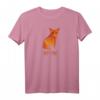Origami Papier Fuchs T-Shirt mit japanischer Kalligraphie und Kanji - Perfektes Geschenk für Japan- und Kunstliebhaber