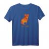 Origami Papier Fuchs T-Shirt mit japanischer Kalligraphie und Kanji - Perfektes Geschenk für Japan- und Kunstliebhaber