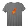 Origami Papier Fuchs T-Shirt mit japanischer Kalligraphie und Kanji - Perfektes Geschenk für Japan- und Kunstliebhaber