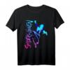 Marvel Spider-Gwen Neon Gradient Web Graphic T-Shirt - Offiziell lizenzierte Marvel Fanbekleidung mit trendigem Design