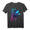 Marvel Spider-Gwen Neon Gradient Web Graphic T-Shirt - Offiziell lizenzierte Marvel Fanbekleidung mit trendigem Design