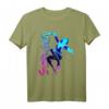 Marvel Spider-Gwen Neon Gradient Web Graphic T-Shirt - Offiziell lizenzierte Marvel Fanbekleidung mit trendigem Design