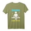 Sauna T-Shirt für Saunagänger - Lustiges Wellness Shirt mit Spruch, ideales Geschenk für Sauna, Therme & Zuhause