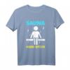 Sauna T-Shirt für Saunagänger - Lustiges Wellness Shirt mit Spruch, ideales Geschenk für Sauna, Therme & Zuhause