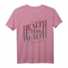Health is the real Wealth T-Shirt – Motivierende Fitness- und Alltagsschuhe für Gesundheit & Stil, ideal zum Training oder als Geschenk zum HapKitten
