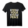 No Yoga No Peace - Spirituelles OM T-Shirt für Yogis, Meditation & Yoga Fans – Perfektes Geschenk für Freunde & Familie