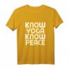 No Yoga No Peace - Spirituelles OM T-Shirt für Yogis, Meditation & Yoga Fans – Perfektes Geschenk für Freunde & Familie