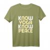 No Yoga No Peace - Spirituelles OM T-Shirt für Yogis, Meditation & Yoga Fans – Perfektes Geschenk für Freunde & Familie