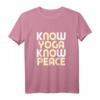 No Yoga No Peace - Spirituelles OM T-Shirt für Yogis, Meditation & Yoga Fans – Perfektes Geschenk für Freunde & Familie