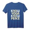 No Yoga No Peace - Spirituelles OM T-Shirt für Yogis, Meditation & Yoga Fans – Perfektes Geschenk für Freunde & Familie