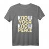 No Yoga No Peace - Spirituelles OM T-Shirt für Yogis, Meditation & Yoga Fans – Perfektes Geschenk für Freunde & Familie