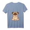 Mops Yoga Namaste Mandala lustiges Hund T-Shirt – Geschenkidee für Hundeliebhaber, Tierhalter & Yoga-Fans