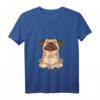 Mops Yoga Namaste Mandala lustiges Hund T-Shirt – Geschenkidee für Hundeliebhaber, Tierhalter & Yoga-Fans