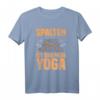 Spalten ist das neue Yoga Holzfäller Forstwirt Holz machen T-Shirt – Lustiges Geschenk für Holzfäller, Waldarbeiter und Holzfreunde