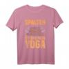 Spalten ist das neue Yoga Holzfäller Forstwirt Holz machen T-Shirt – Lustiges Geschenk für Holzfäller, Waldarbeiter und Holzfreunde