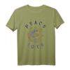 Peace Love Namaste Yoga Hippie T-Shirt - Spirituelles Design für Yoga Fans, Frieden, Liebe & Good Vibes als Geschenk