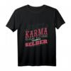 Fuck Karma Das Löse Ich Selber - Lustiges Spirituelles T-Shirt als Geschenkidee für Buddhismus-Fans, Weihnachten & Geburtstag
