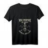 Damen Funny Yoga T-Shirt - You Inspire My Inner Serial Killer mit V-Ausschnitt, bequem & stylisch
