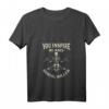 Damen Funny Yoga T-Shirt - You Inspire My Inner Serial Killer mit V-Ausschnitt, bequem & stylisch
